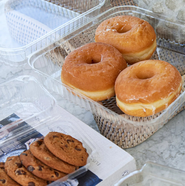 Donuts and Cookies in containers, Yum!