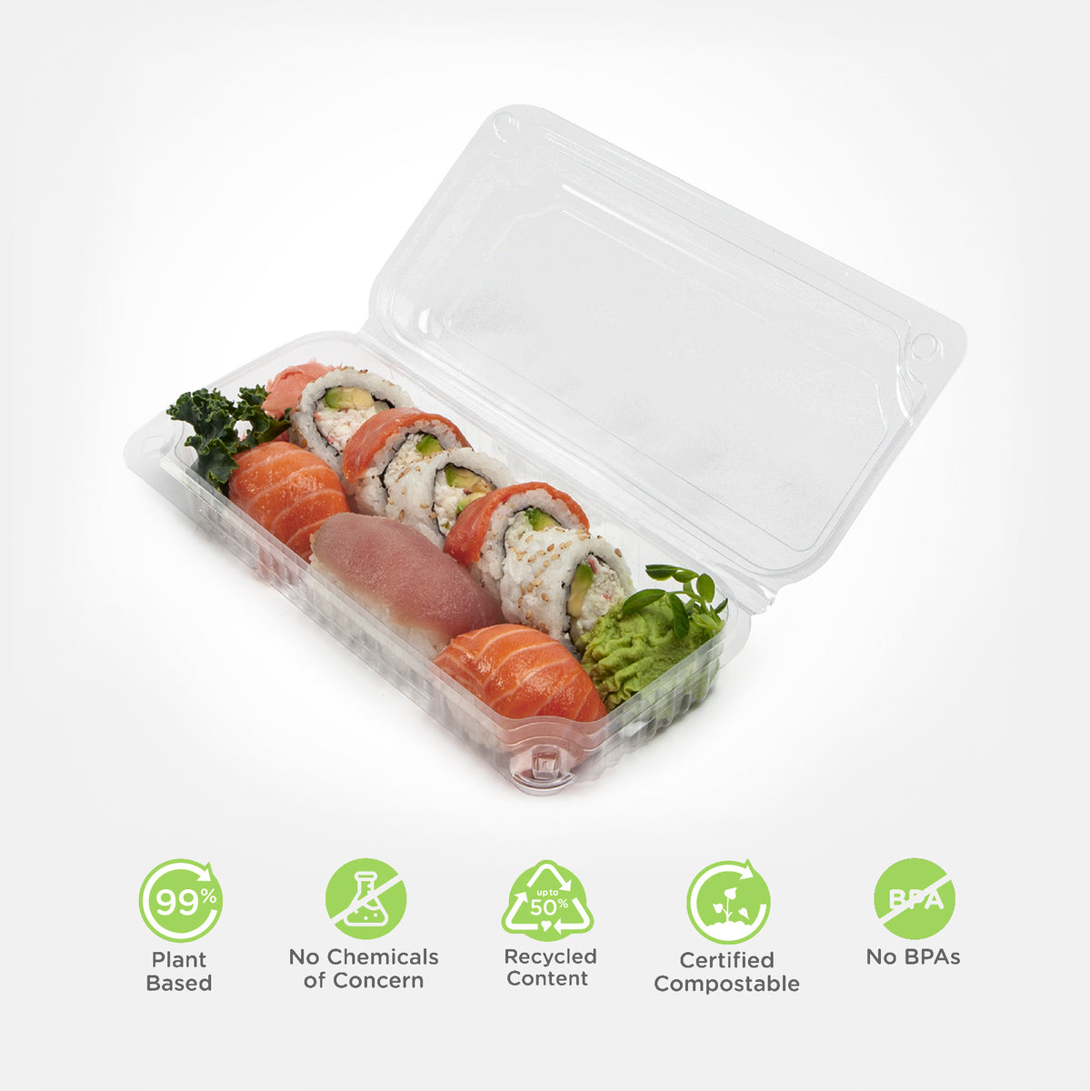 Large sushi tray - natural – HPS Solutions