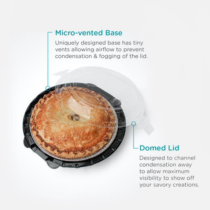 Simply Secure™ 8" Pie Package with 1.25" Domed Lid (0851)