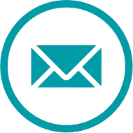 email icon so you can ask us anything.