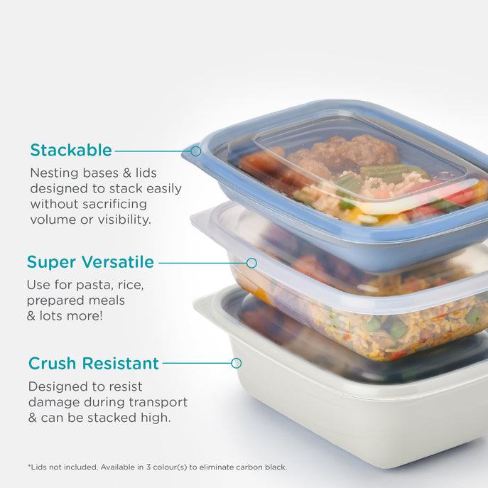 No more Black Microwavable Take-Out Containers