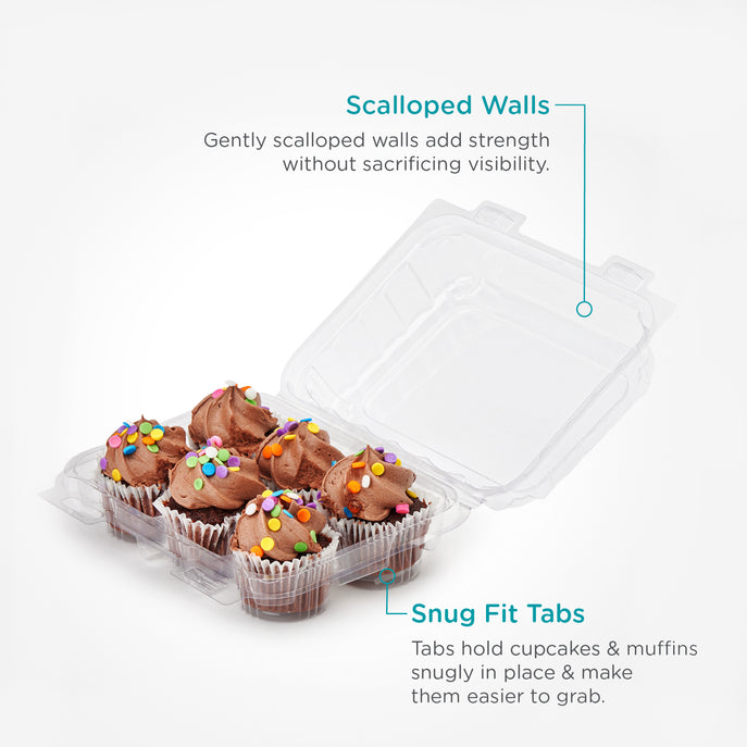 6-pack 2.25" Mini Cupcake & Muffin Package (0096)