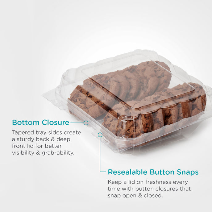 Double Row 3" Cookie, Donut & Sliced Loaf Angled Display Package (0136)