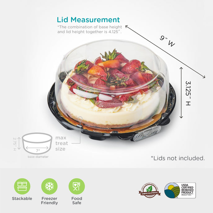 Simply Secure™ 7" Domed Lid for BXX01760 Cake Base (1880)