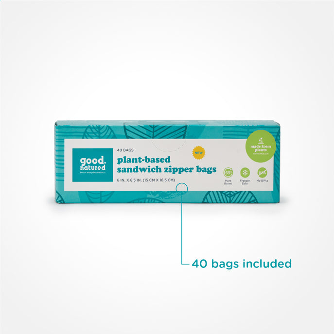 Plant-based Sandwich Zipper Bags