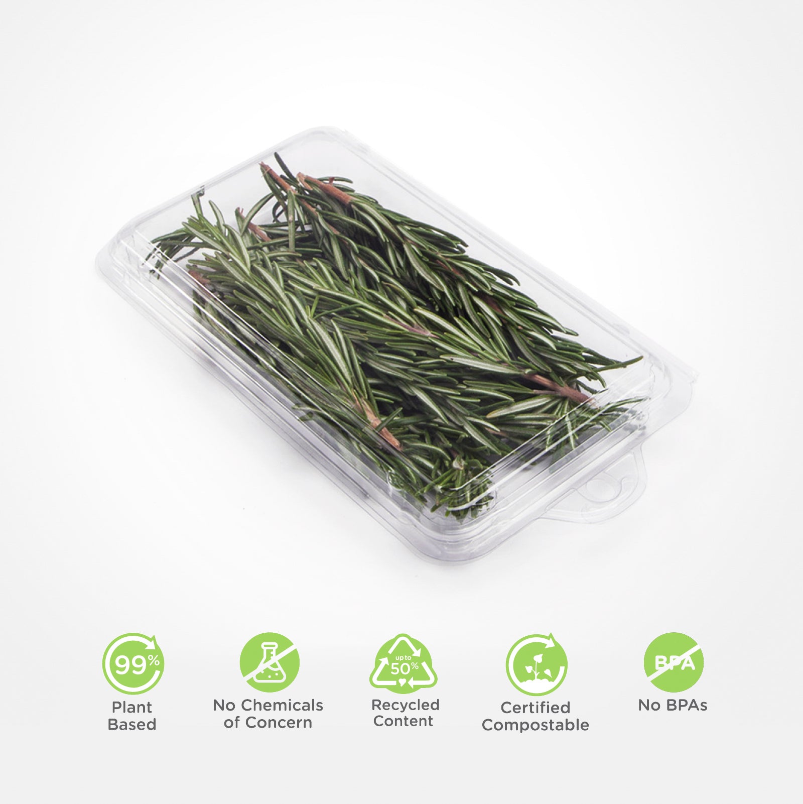 plant based plastic containers Good Natured Products XXV00409 0.75