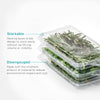 3 stack of various herb conatiners