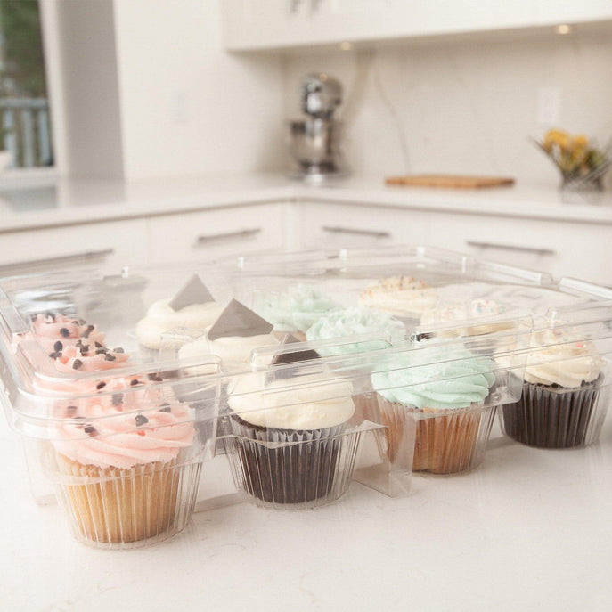 Lid for 12-pack 3.25" Mega Cupcake, Muffin & Roll Package (0200) - good natured Products Inc.